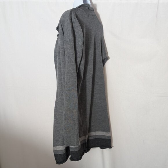 CAROLE LITTLE 100% MERINO wool cardigan Sz M OPENED FRONT STUNNING CONDITION - Picture 4 of 8